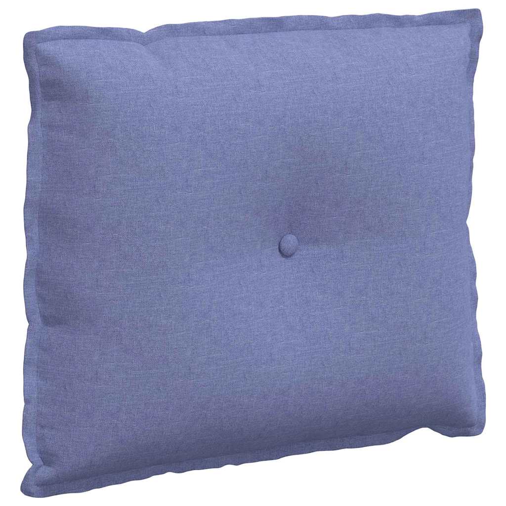 Vidaxx coussin de dossier jeans bleu 60 x 19 x 50 cm tissu