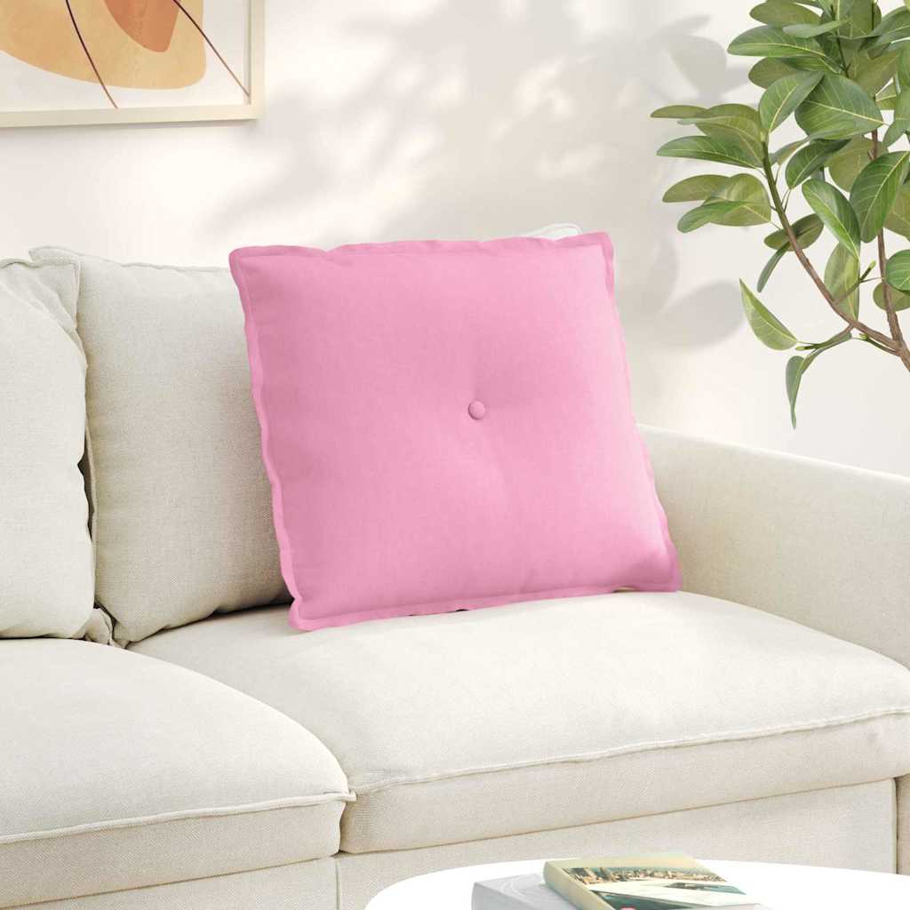Vidaxx coussin de dossier rose 60 x 19 x 50 cm tissu