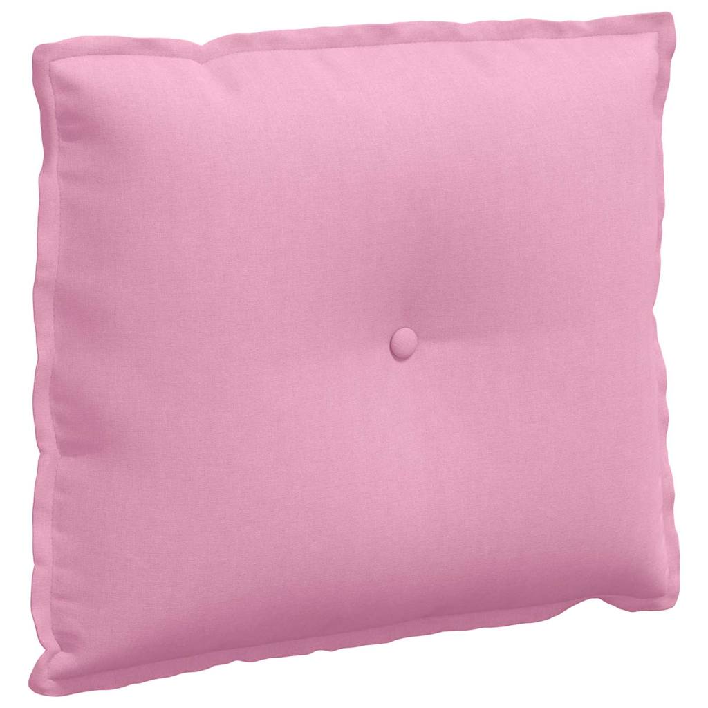 Vidaxx coussin de dossier rose 60 x 19 x 50 cm tissu