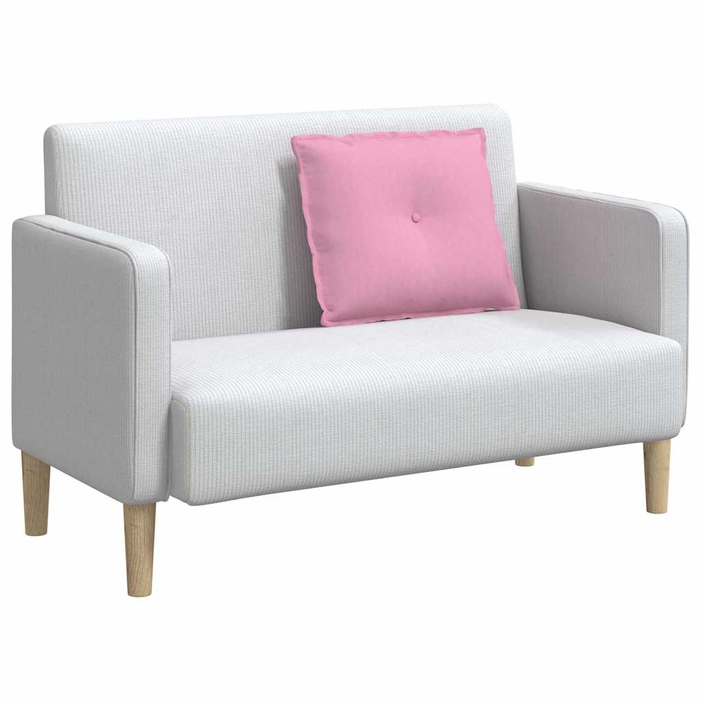 Vidaxx coussin de dossier rose 60 x 19 x 50 cm tissu