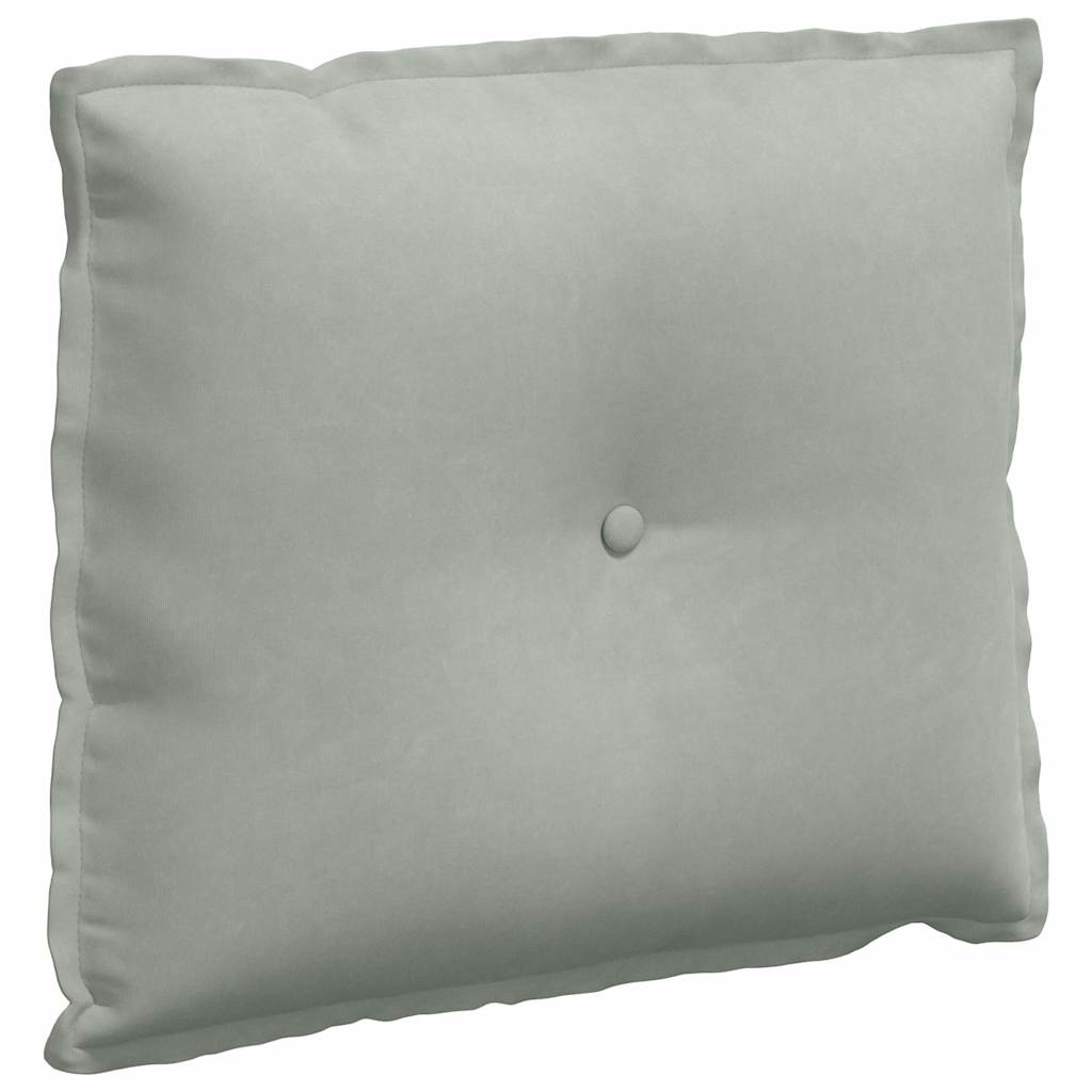 Vidaxx coussin de dossier gris clair 60 x 50 cm tissu corde