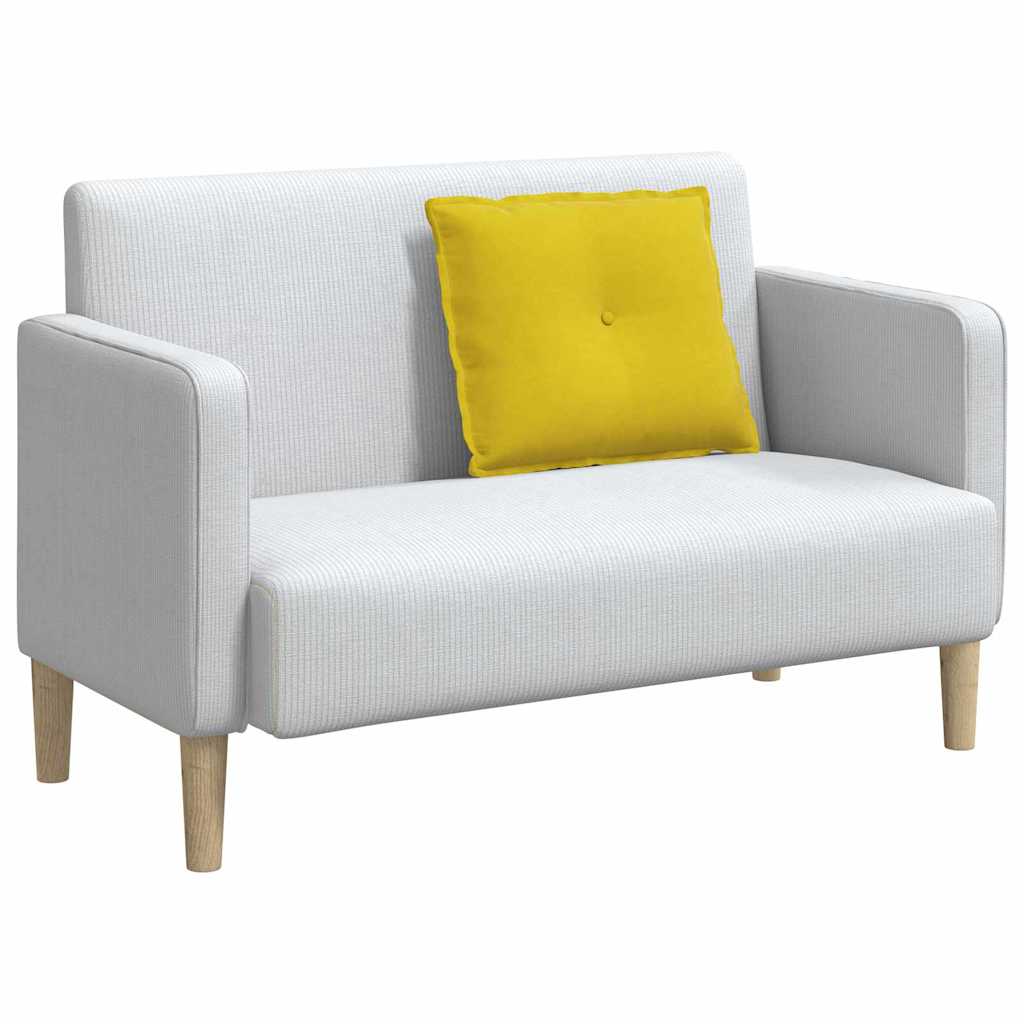 Vidaxx coussin de dossier jaune 60 x 50 cm tissu corde