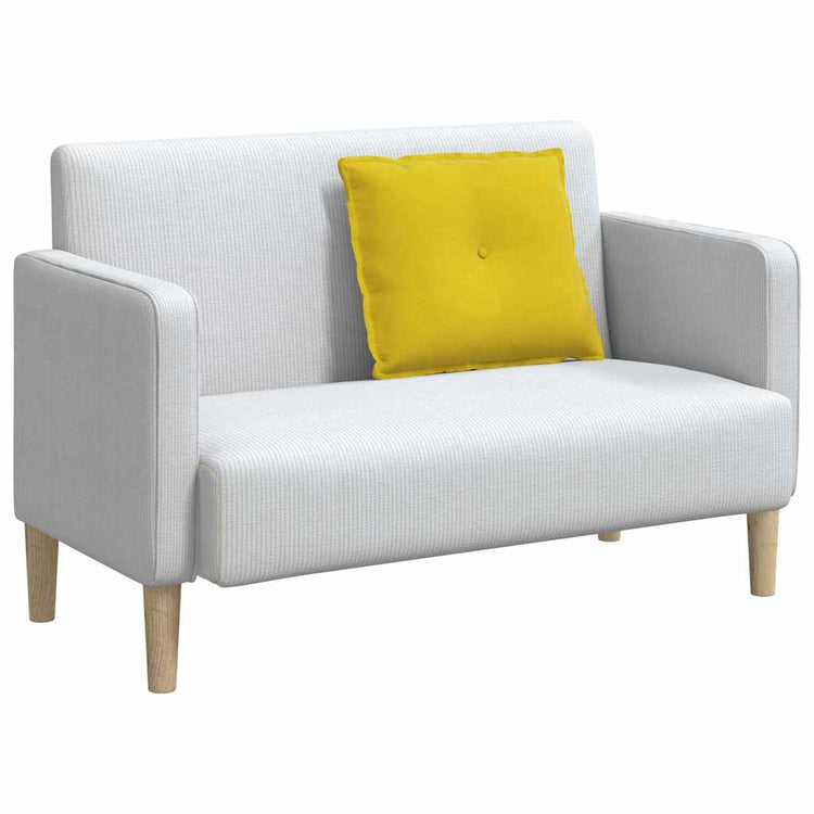 Vidaxx coussin de dossier jaune 60 x 50 cm tissu corde