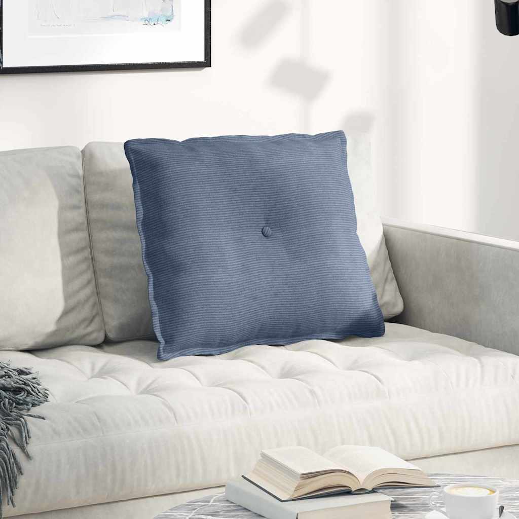 Vidaxx coussin de dossier bleu 60 x 50 cm tissu corde