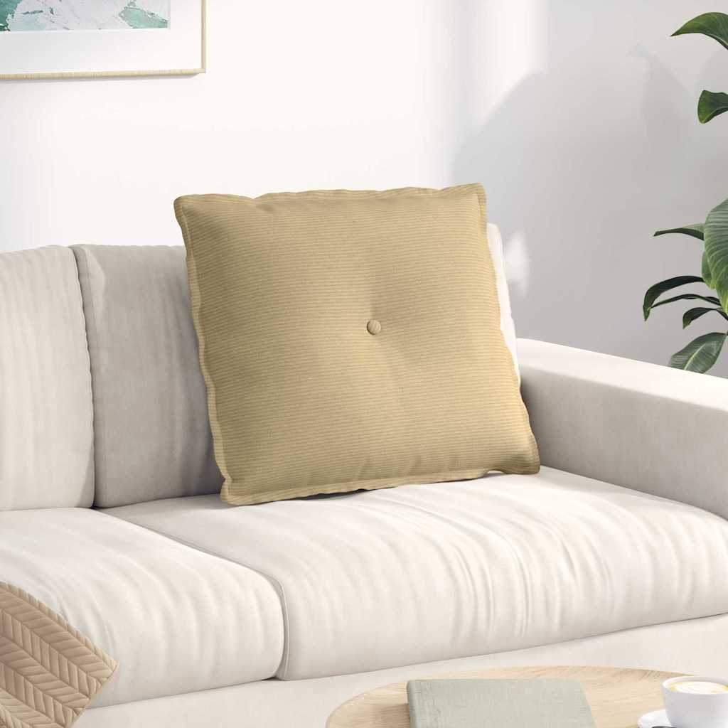 Vidaxx coussin de dossier gris vert 60 x 50 cm tissu corde