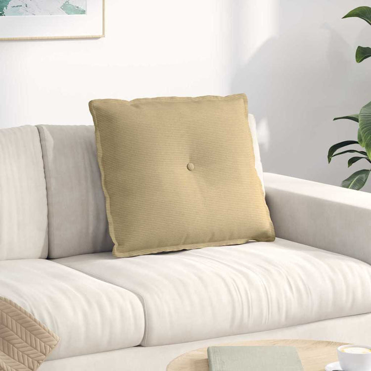 Vidaxx coussin de dossier gris vert 60 x 50 cm tissu corde