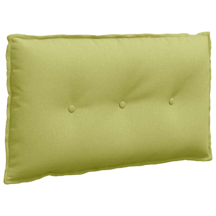 Vidaxx coussin de dossier vert clair 80 x 19 x 50 cm tissu