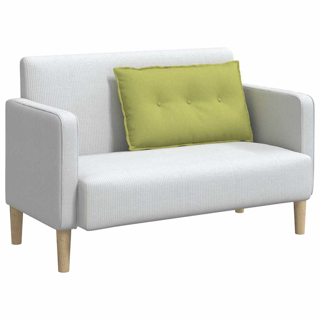 Vidaxx coussin de dossier vert clair 80 x 19 x 50 cm tissu