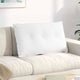Vidaxx coussin de dossier blanc 80 x 19 x 50 cm tissu