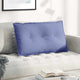 Vidaxx coussin de dossier jeans bleu 80 x 19 x 50 cm tissu