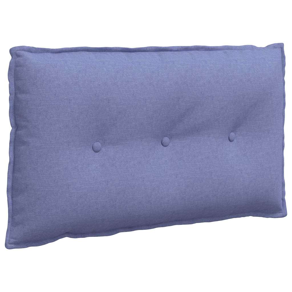 Vidaxx coussin de dossier jeans bleu 80 x 19 x 50 cm tissu