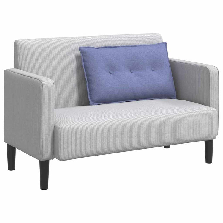 Vidaxx coussin de dossier jeans bleu 80 x 19 x 50 cm tissu