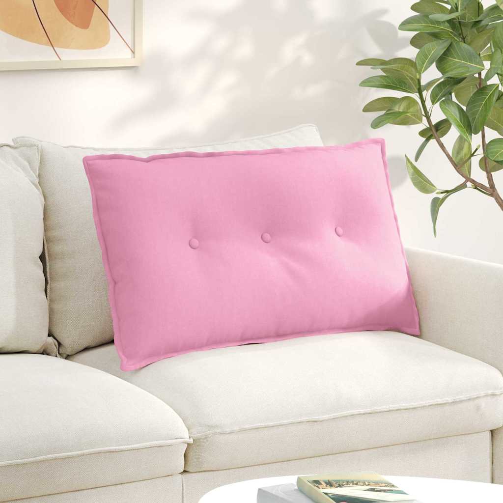 Vidaxx coussin de dossier rose 80 x 19 x 50 cm tissu