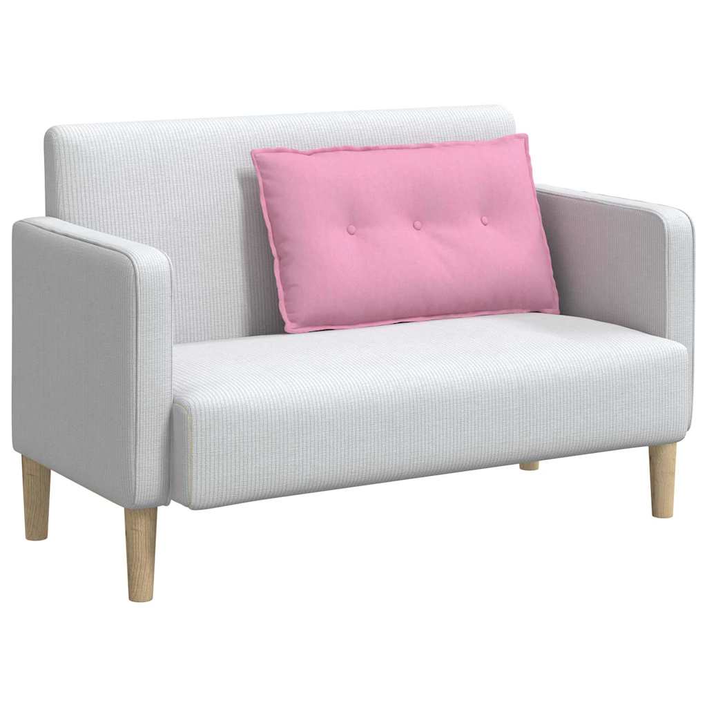 Vidaxx coussin de dossier rose 80 x 19 x 50 cm tissu
