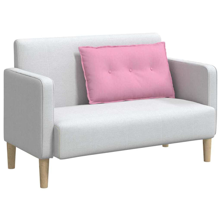 Vidaxx coussin de dossier rose 80 x 19 x 50 cm tissu