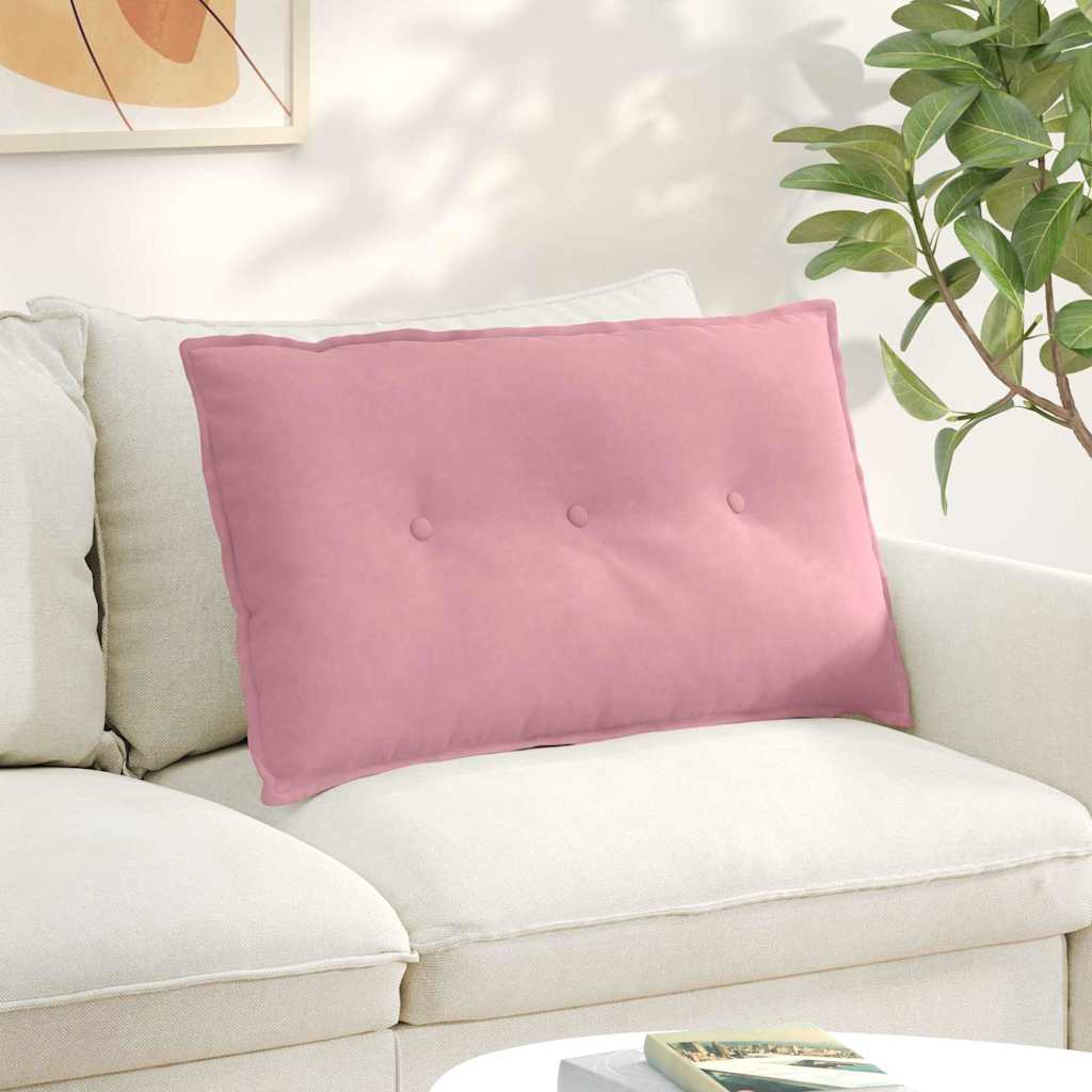 Vidaxx coussin de dossier rose 80 x 50 cm tissu corde