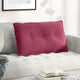 Vidaxx coussin de dossier rouge vin 80 x 50 cm tissu corde
