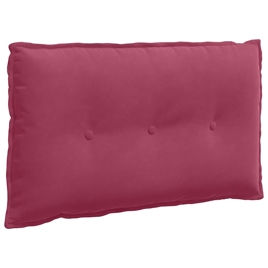 Vidaxx coussin de dossier rouge vin 80 x 50 cm tissu corde
