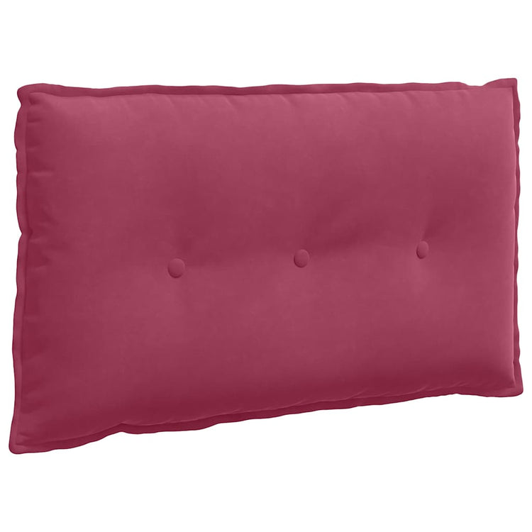 Vidaxx coussin de dossier rouge vin 80 x 50 cm tissu corde