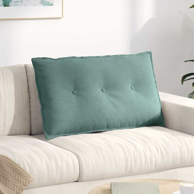 Vidaxx coussin de dossier vert d'eau 80 x 50 cm tissu corde