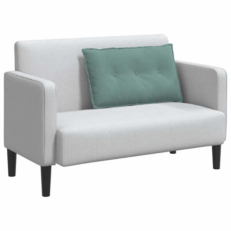 Vidaxx coussin de dossier vert d'eau 80 x 50 cm tissu corde