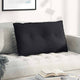 Vidaxx coussin de dossier noir 80 x 50 cm tissu microfibre