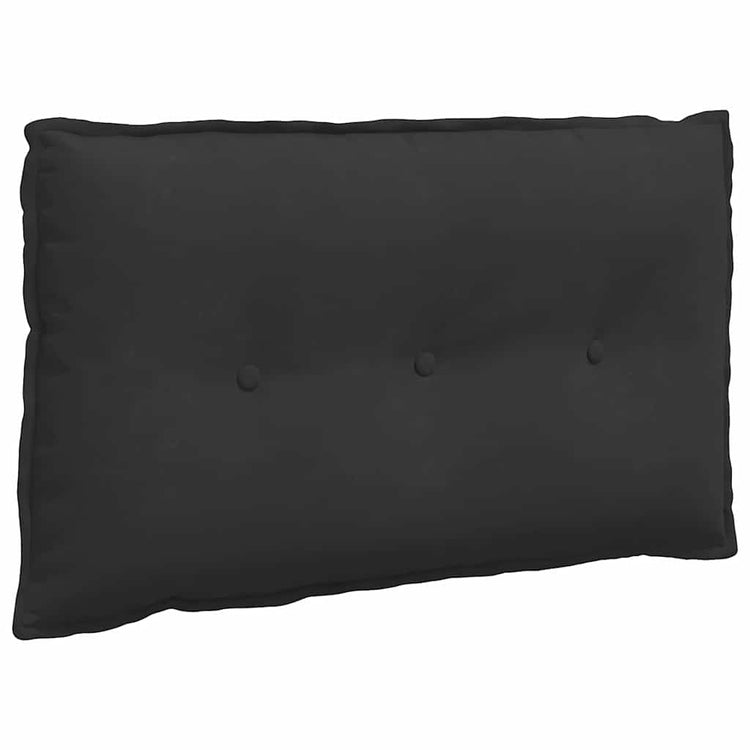 Vidaxx coussin de dossier noir 80 x 50 cm tissu microfibre