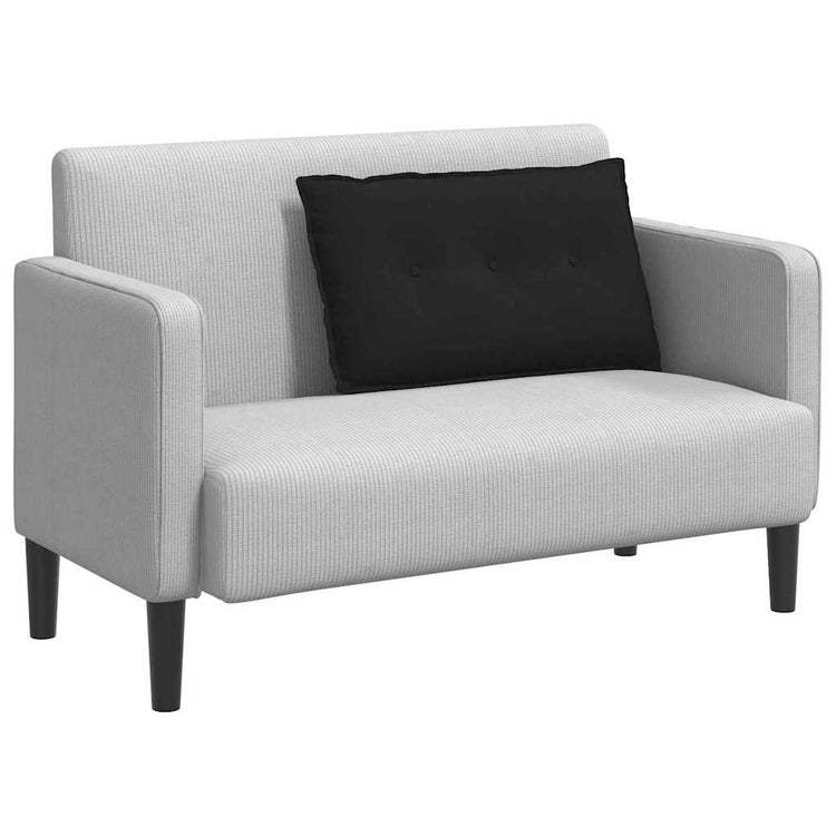 Vidaxx coussin de dossier noir 80 x 50 cm tissu microfibre