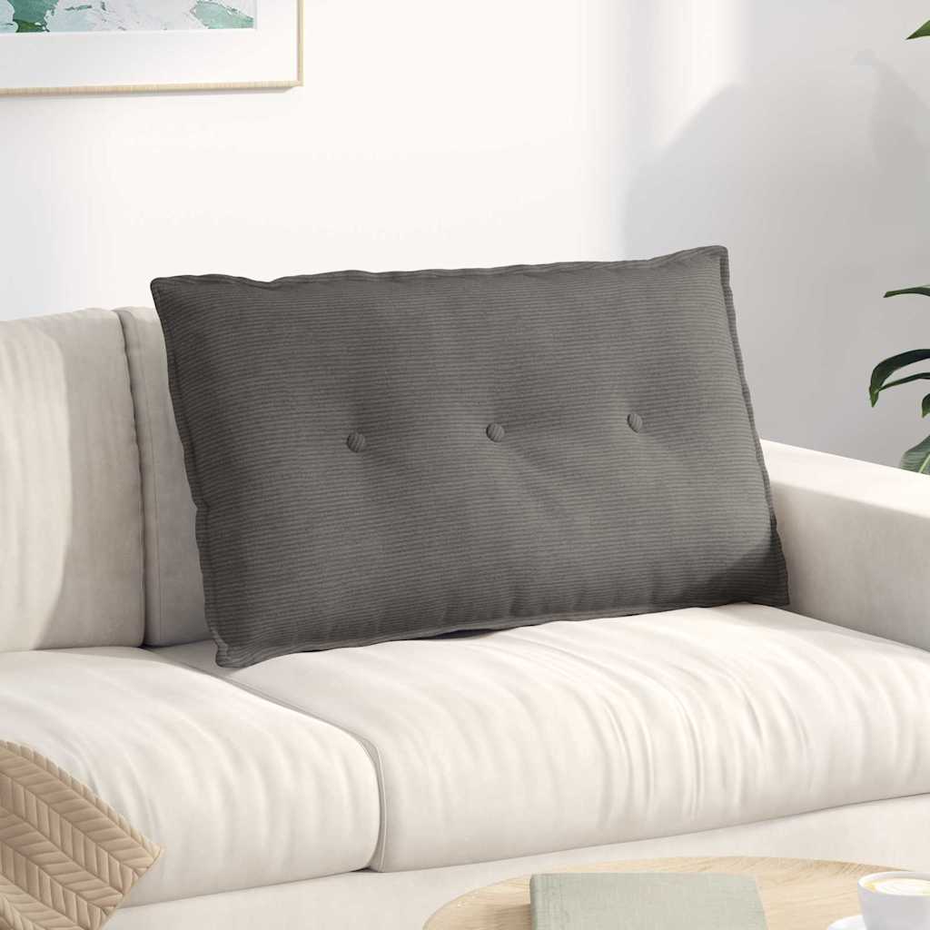 Vidaxx coussin de dossier gris clair 80 x 50 cm tissu corde