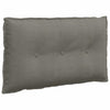 Vidaxx coussin de dossier gris clair 80 x 50 cm tissu corde