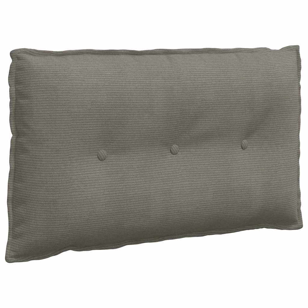 Vidaxx coussin de dossier gris clair 80 x 50 cm tissu corde
