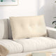 Vidaxx coussin de dossier crème 80 x 50 cm tissu corde