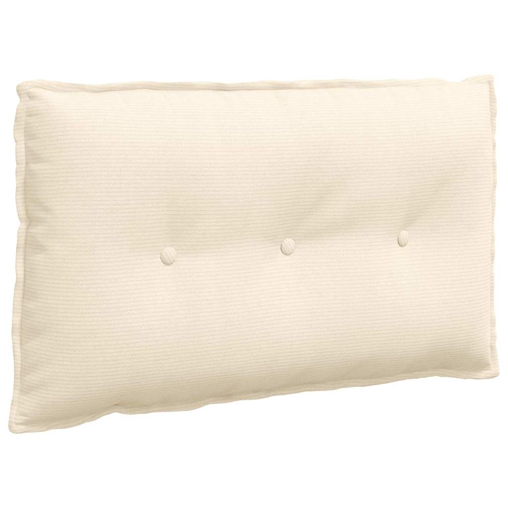Vidaxx coussin de dossier crème 80 x 50 cm tissu corde