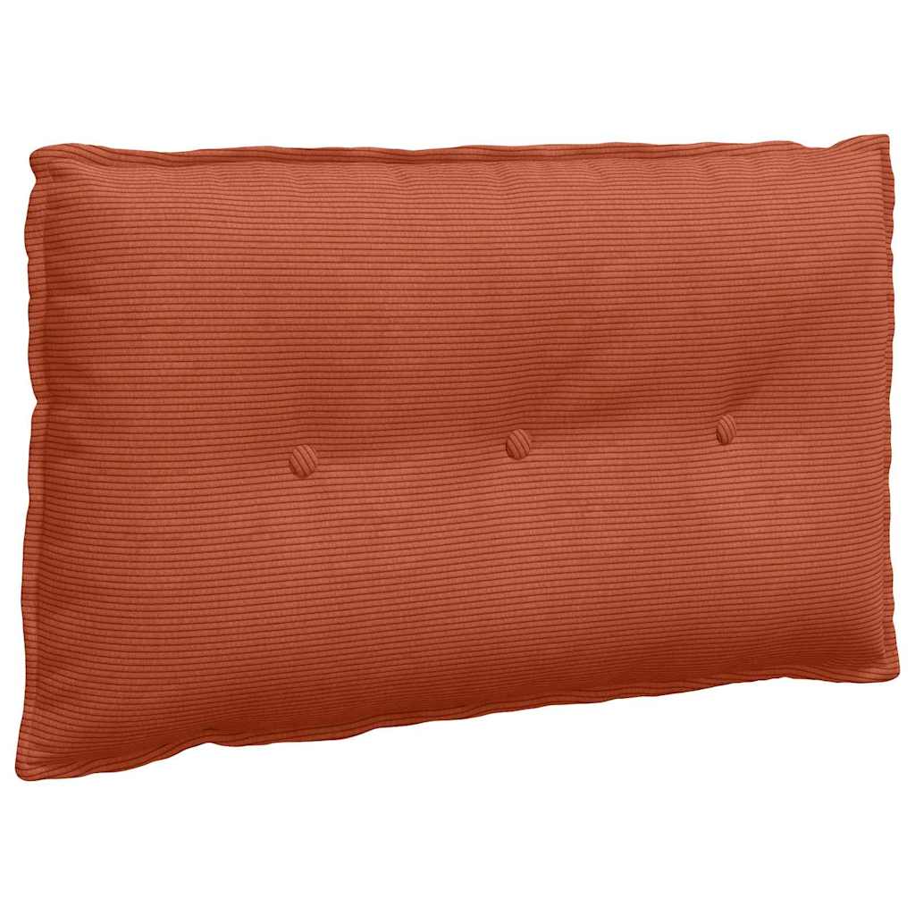 Vidaxx coussin de dossier rouge-orange 80 x 50 cm tissu corde