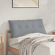Vidaxx coussin de dossier gris clair 100 x 19 x 50 cm tissu