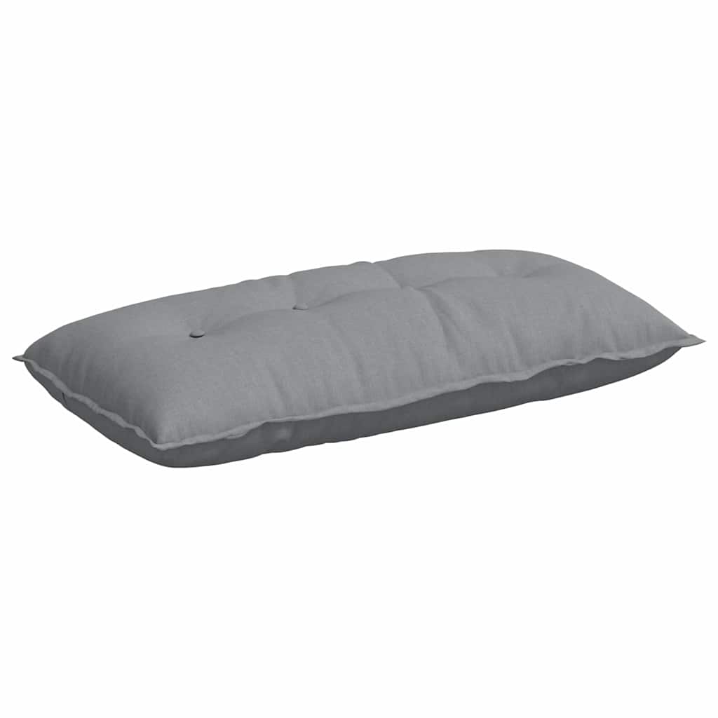 Vidaxx coussin de dossier gris clair 100 x 19 x 50 cm tissu