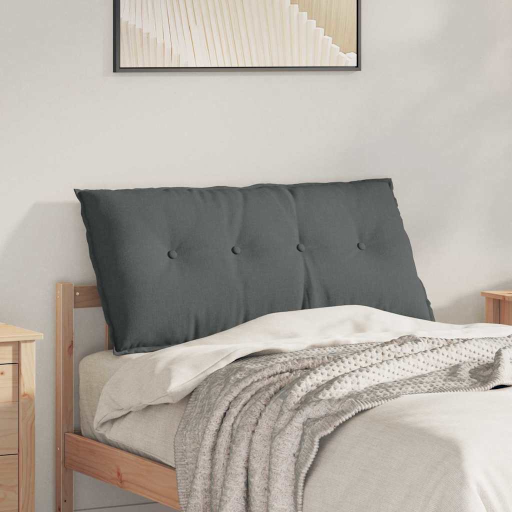 Vidaxx coussin de dossier gris foncé 100 x 19 x 50 cm tissu