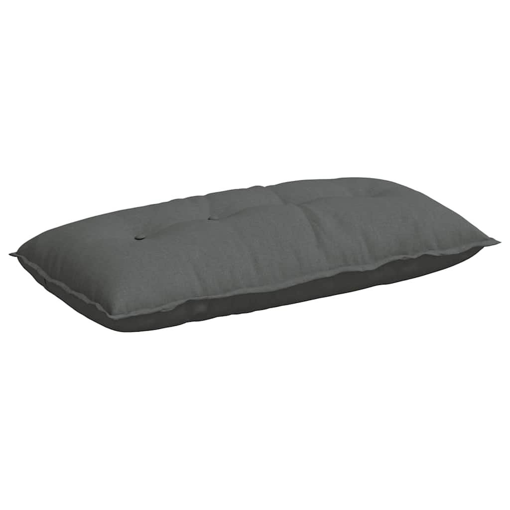 Vidaxx coussin de dossier gris foncé 100 x 19 x 50 cm tissu