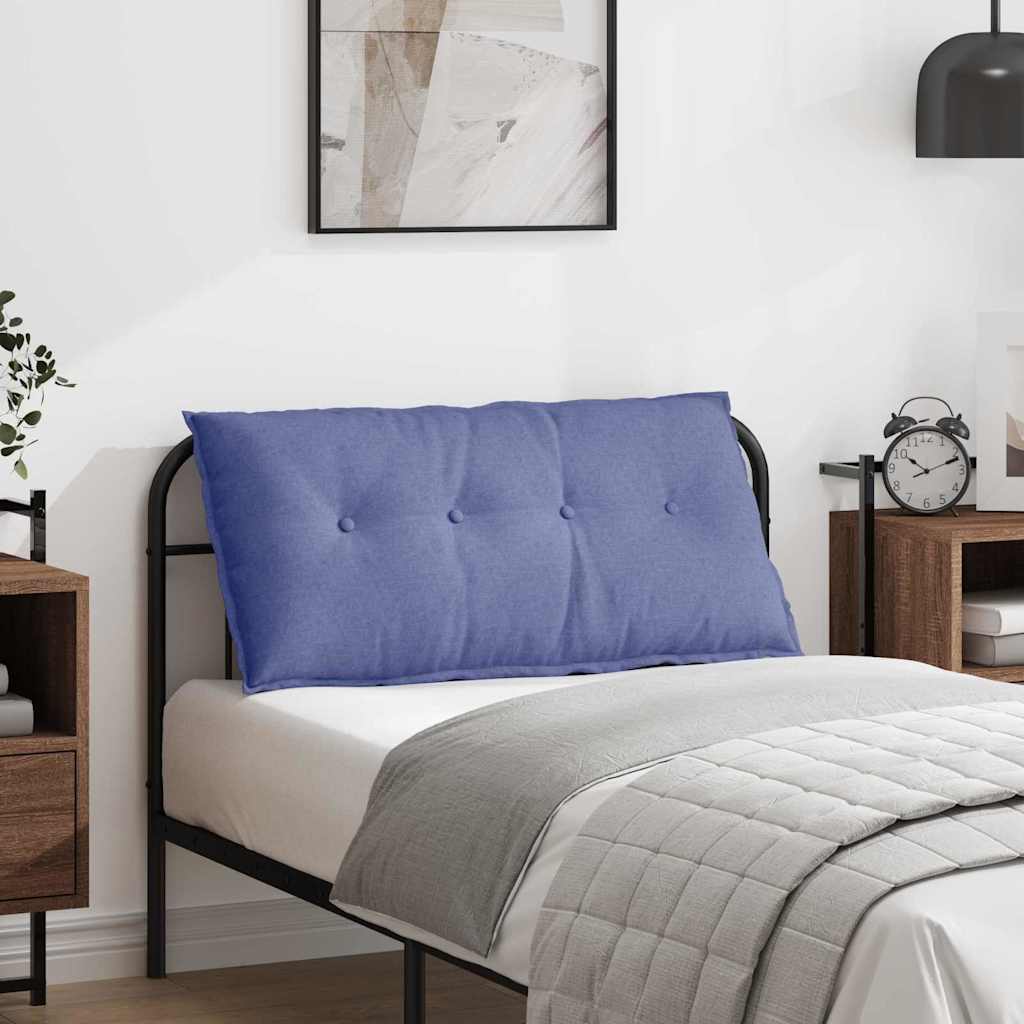 Vidaxx coussin de dossier jeans bleu 100 x 19 x 50 cm tissu