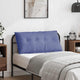 Vidaxx coussin de dossier jeans bleu 100 x 19 x 50 cm tissu