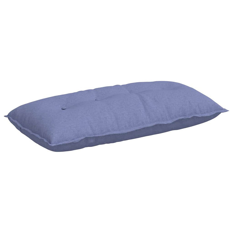 Vidaxx coussin de dossier jeans bleu 100 x 19 x 50 cm tissu