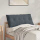 Vidaxx coussin de dossier gris foncé 100 x 50 cm tissu corde