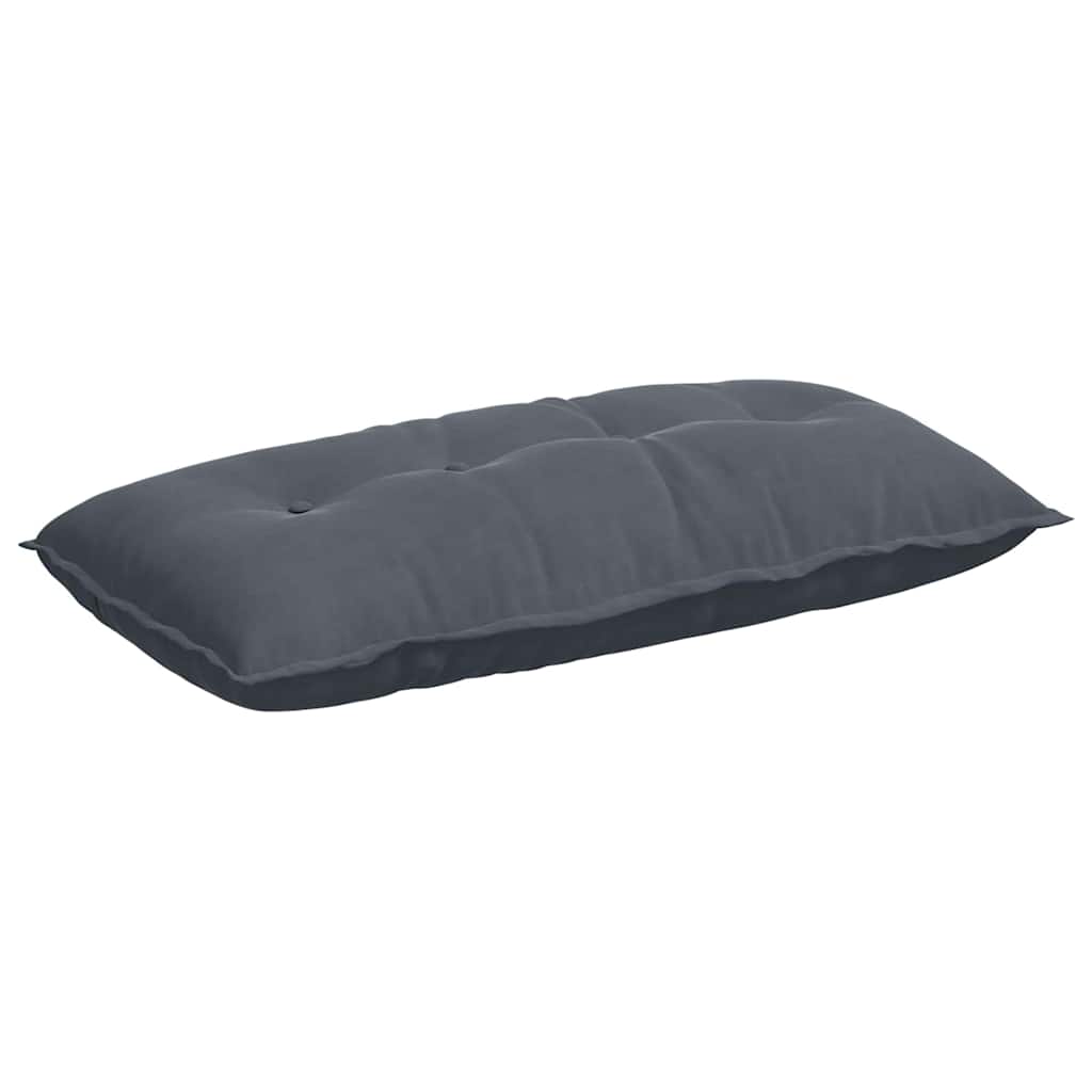 Vidaxx coussin de dossier gris foncé 100 x 50 cm tissu corde