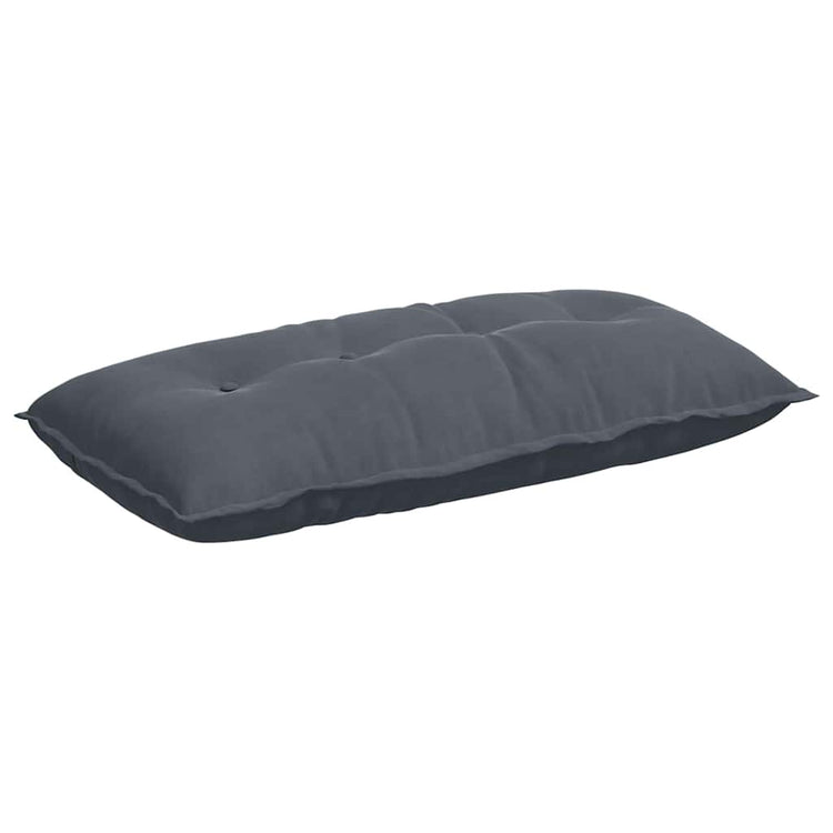 Vidaxx coussin de dossier gris foncé 100 x 50 cm tissu corde