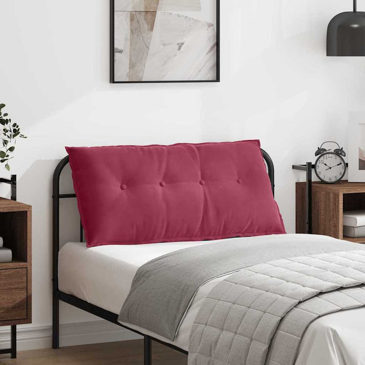 Vidaxx coussin de dossier rouge vin 100 x 50 cm tissu corde