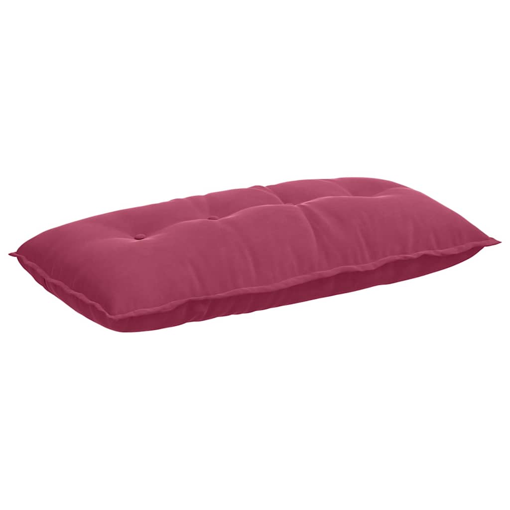 Vidaxx coussin de dossier rouge vin 100 x 50 cm tissu corde