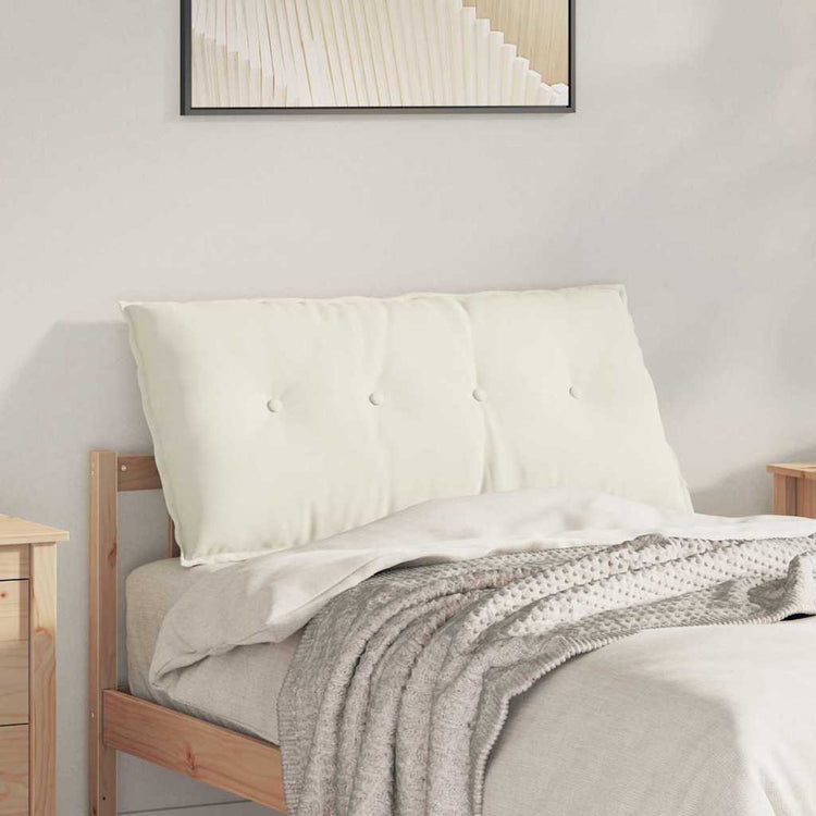 Vidaxx coussin de dossier crème 100 x 50 cm tissu corde