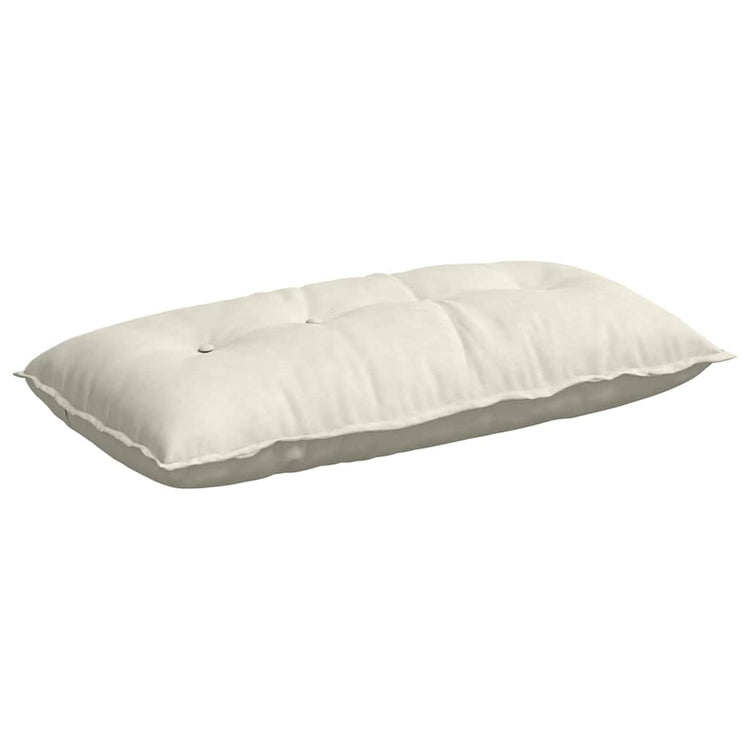 Vidaxx coussin de dossier crème 100 x 50 cm tissu corde