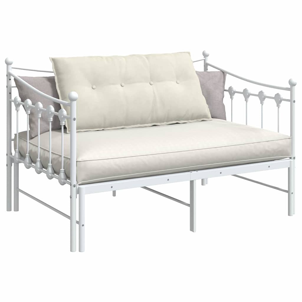 Vidaxx coussin de dossier crème 100 x 50 cm tissu corde