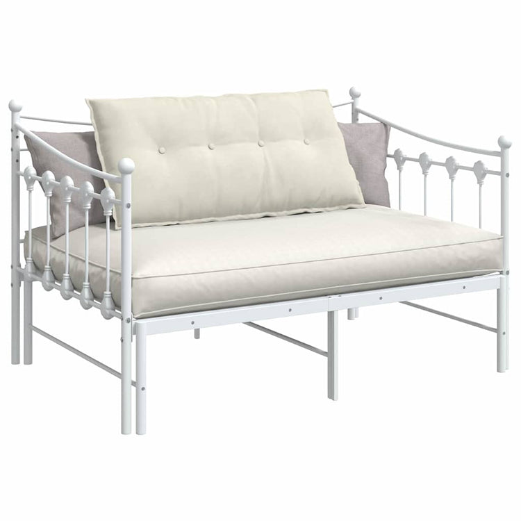 Vidaxx coussin de dossier crème 100 x 50 cm tissu corde